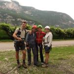 on Mauri e Miki Ferrata Burrone Giovanelli